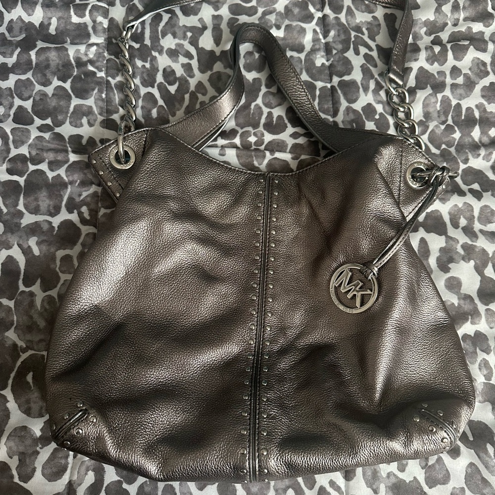 NWOT Michael Kors metallic bag